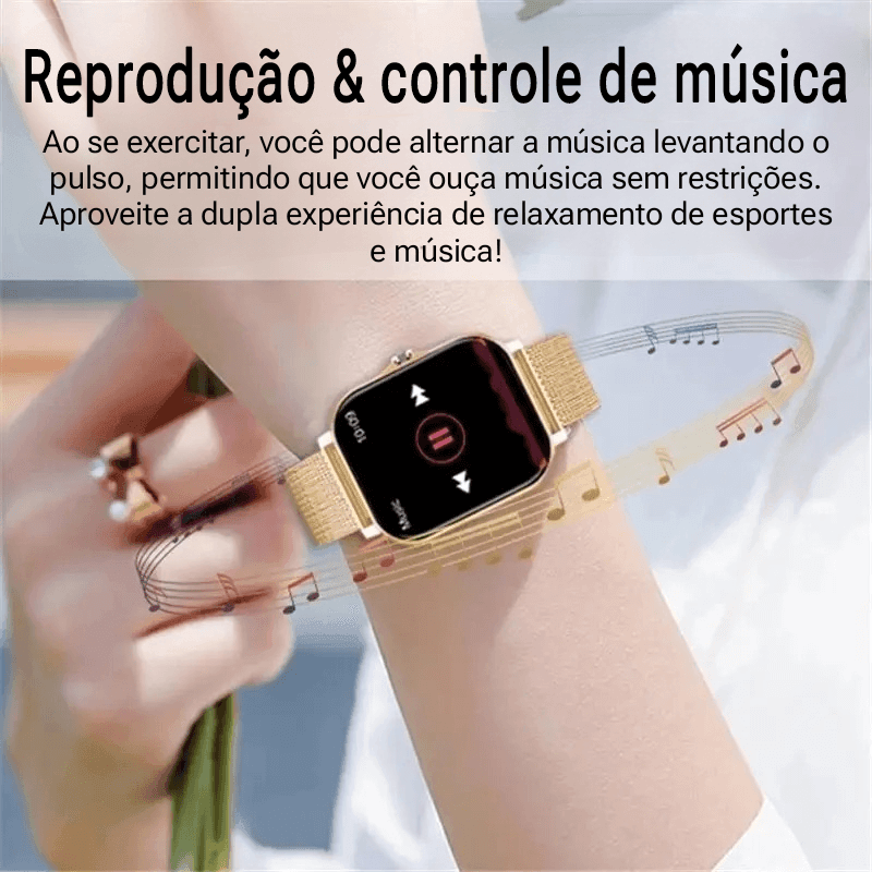 LIGE 2024 Smartwatch Digital relógio de pulso